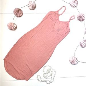 Fashion Nova| Ribbed Mini Dress| Soft Pink| Small